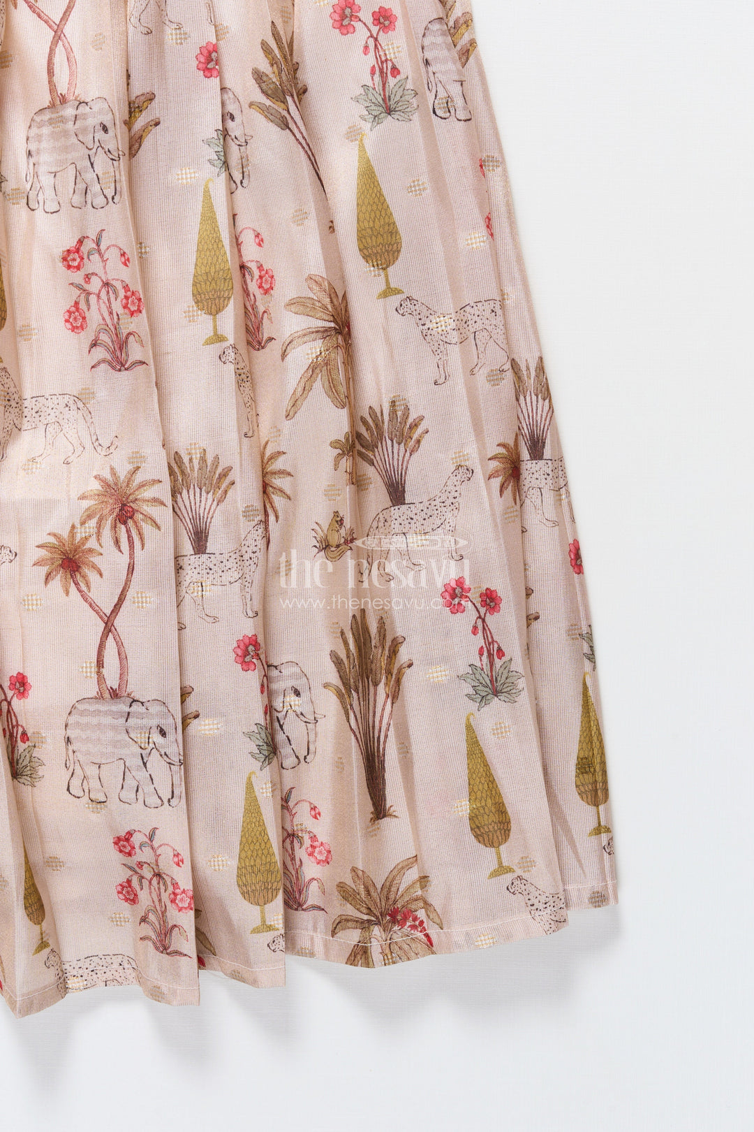 The Nesavu Pattu Pavadai Baby Girl Silk Pattu Pavadai for Traditional Functions and Naming Ceremony Nesavu Nesavu baby girl pattu pavadai semi Banaras tissue silk traditional functions