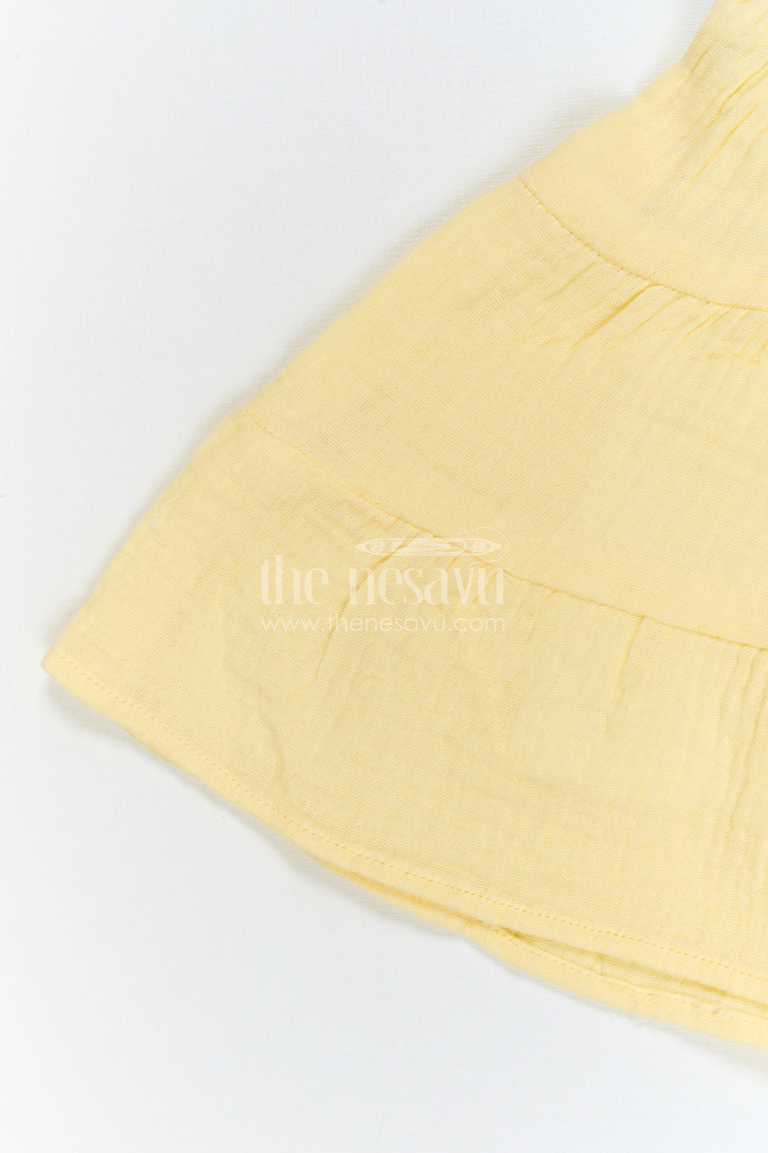 The Nesavu Girls Cotton Frock Baby Girl Sleeveless Frock for Summer Outings and Playdates Nesavu Nesavu Baby Girl Sleeveless Cotton Frock For Summer Outings And Playful Twirl Moments