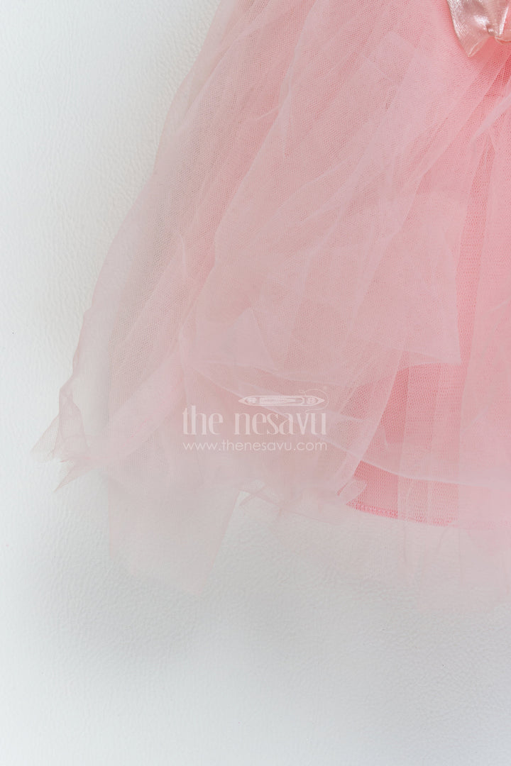 The Nesavu Girls Fancy Party Frock Baby Girl Tulip Frock for Cake Cutting and Birthday Portraits Nesavu Nesavu Baby Girl Tulip Net Frock For Cake Cutting Birthday Portraits Milestone Parties And Celebrations