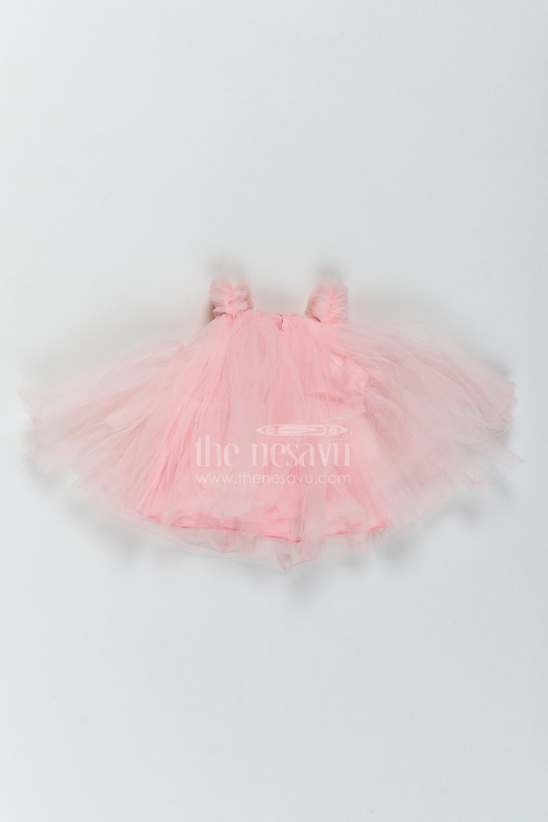 The Nesavu Girls Fancy Party Frock Baby Girl Tulip Frock for Cake Cutting and Birthday Portraits Nesavu Nesavu Baby Girl Tulip Net Frock For Cake Cutting Birthday Portraits Milestone Parties And Celebrations
