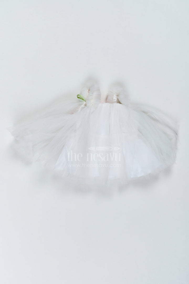 The Nesavu Girls Fancy Party Frock Baby Girl Tulip Party Frock for First Birthdays and Milestone Portraits Nesavu Nesavu Baby Girl Tulip Net Frock For First Birthdays Milestone Portraits Cake Cutting And Celebrations