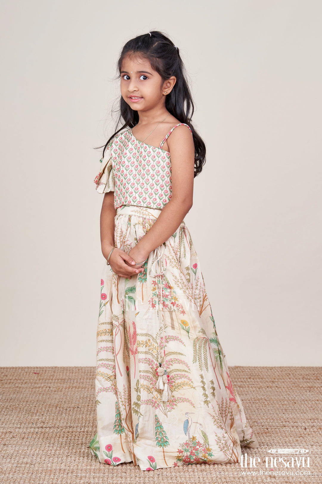 The Nesavu Girls Lehenga Choli Baby Girls Lehenga Choli for Weddings and Festive Functions Nesavu Nesavu baby girls lehenga choli weddings festive celebrations birthday parties