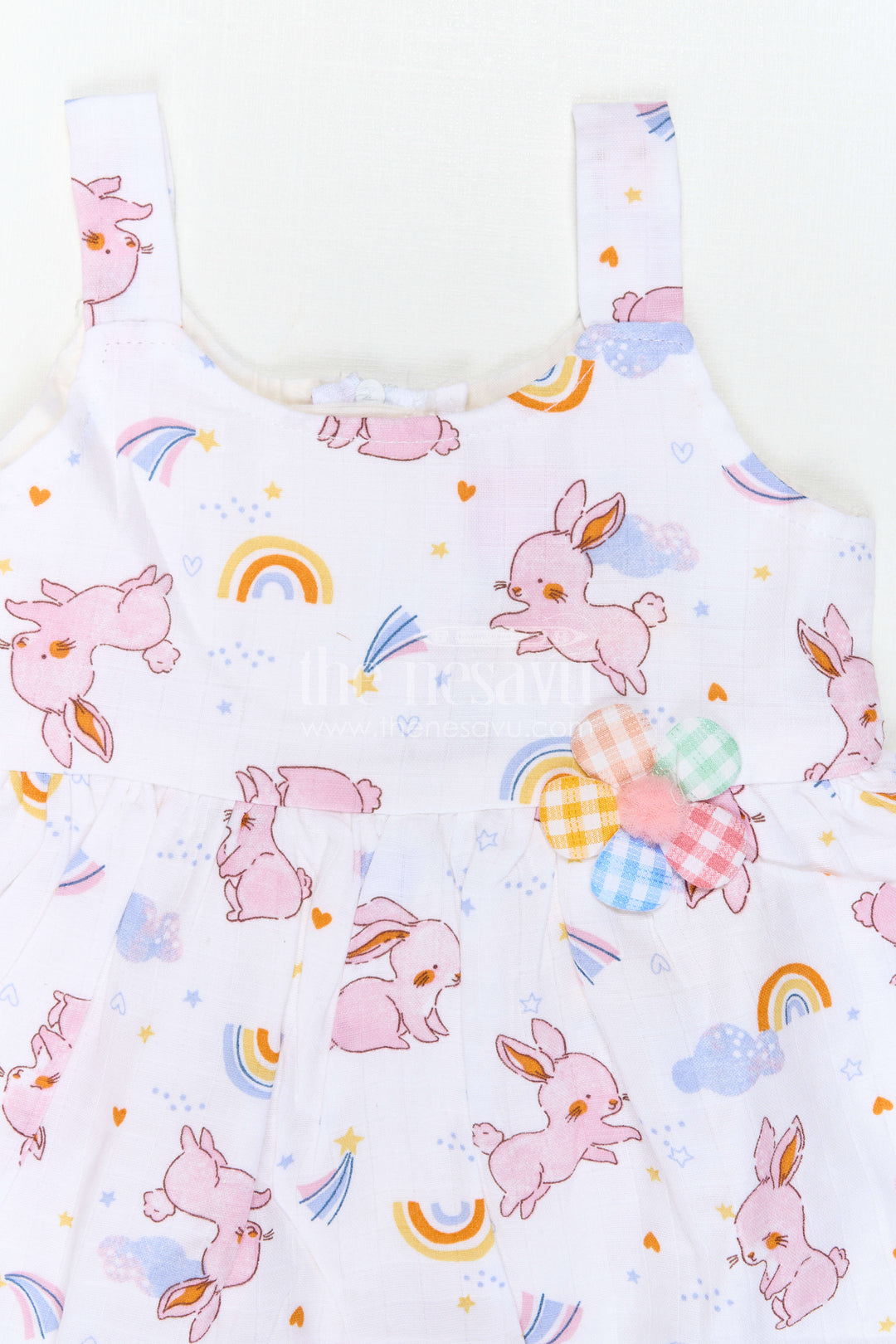 The Nesavu Baby Cotton Frocks Baby Printed Frock for Casual Festive Visits Nesavu Nesavu Baby Printed Frock For Casual Festive Visits With Muslin Cotton Comfort And Soft Flare