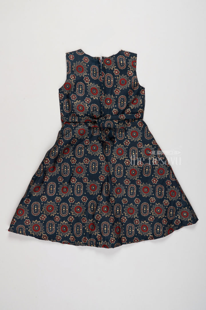 The Nesavu Girls Cotton Frock Beautifully Crafted Floral Frock for Girls in Soft Cotton with Vibrant Design Nesavu Beautiful Floral Frock Girls Soft Cotton Vibrant Print | The Nesavu