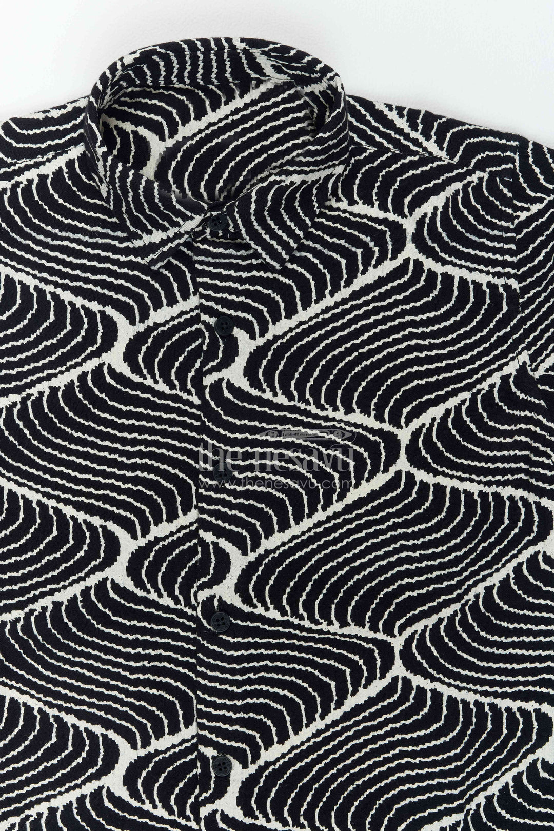 The Nesavu Boys Cotton Shirt Boys Abstract Print Shirt for Parties Holidays and Standout Casual Looks Nesavu Nesavu Boys Abstract Print Shirt For Parties Holidays Family Outings And Standout Smart Casual Styling
