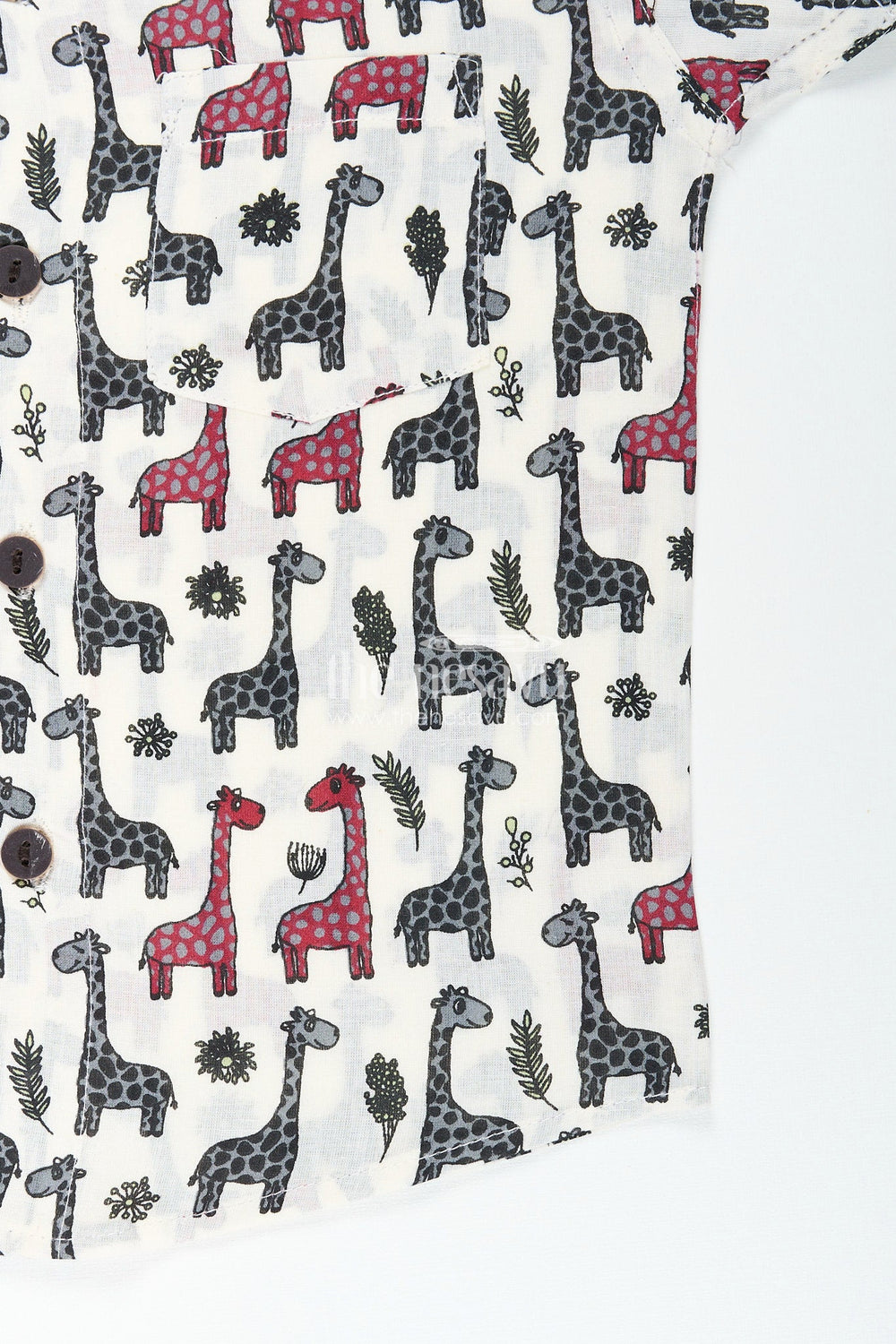 The Nesavu Boys Cotton Shirt Boys animal print cotton shirt for birthdays and zoo trips Nesavu Nesavu boys cotton shirt multicolor animal print  ideal birthday fun outdoor adventures