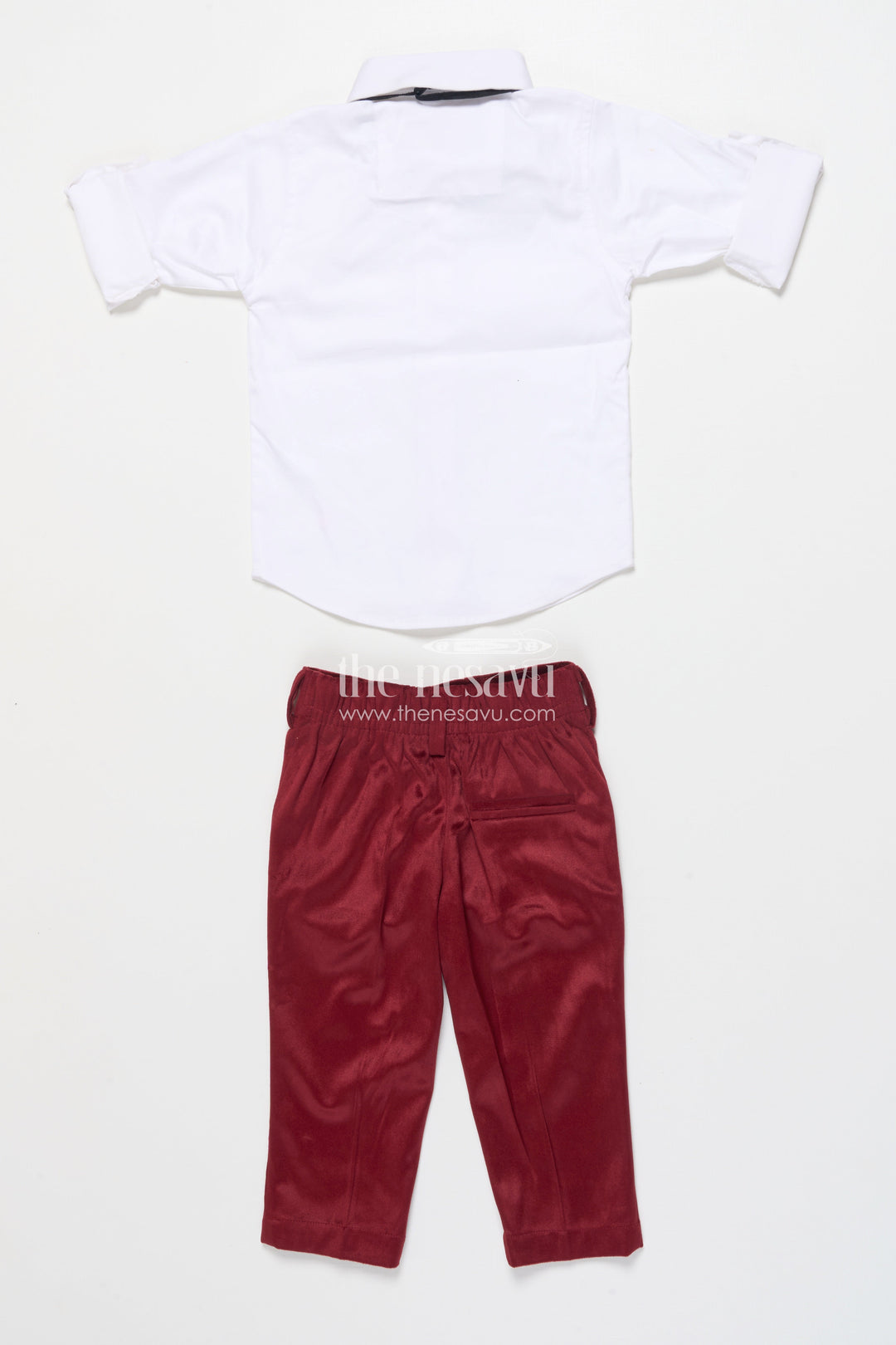 The Nesavu Boys Casual Set Boys Birthday Outfit with Waistcoat and Bowtie for Festive Occasions Nesavu Nesavu boys birthday outfit smart waistcoat bowtie festive occasions