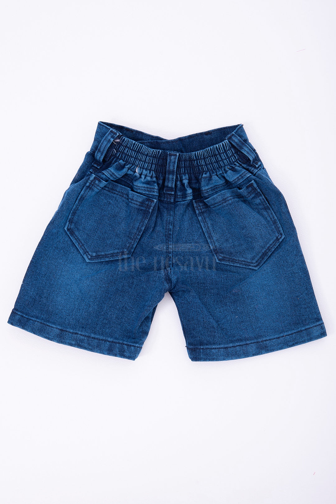 The Nesavu Boys Shorts Boys Blue Denim Shorts with Elastic Waistband Nesavu The Nesavu Boys Blue Denim Shorts with Elastic Waist