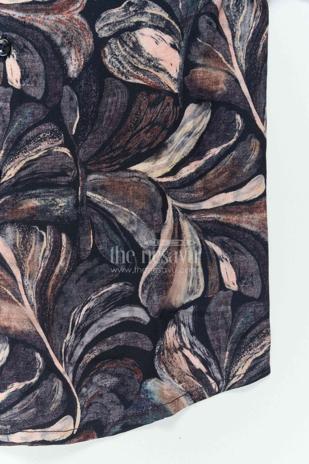 The Nesavu Boys Cotton Shirt Boys Botanical Print Shirt for Parties Family Dinners and Smart Occasions Nesavu Nesavu Boys Botanical Print Shirt For Parties Family Dinners Birthdays And Polished Smart Casual Occasions