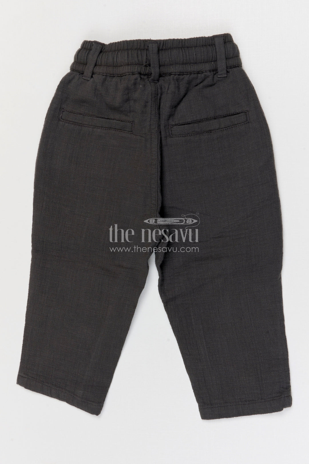 The Nesavu Boys Pant Boys Breathable Muslin Cotton Pants for Everyday Activities and Play Nesavu Nesavu boys breathable muslin cotton pants for everyday wear comfortable kids drawstring pants