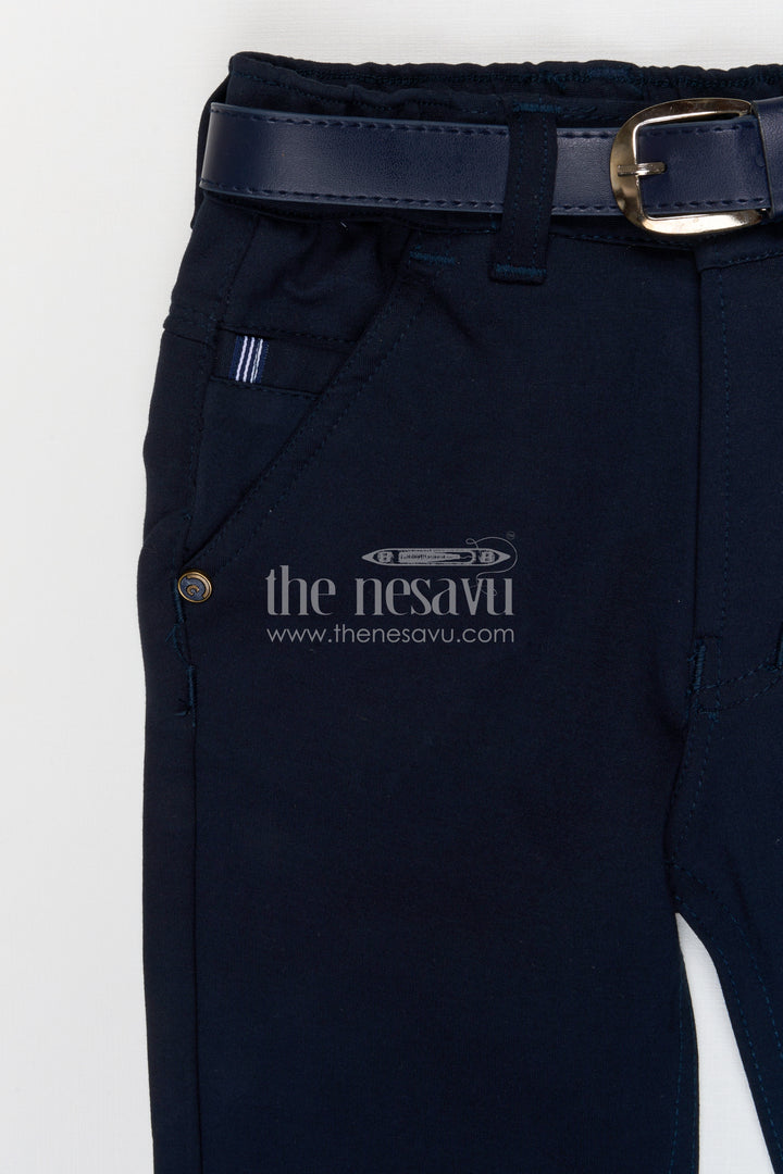 The Nesavu Boys Pant Boys Casual Cotton Pants for School and Daily Activities Nesavu Nesavu boys cotton pants for school and everyday casual outfits for kids