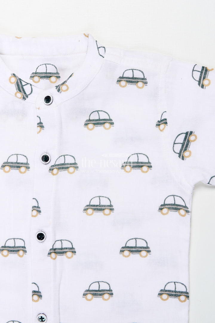 The Nesavu Boys Casual Set Boys Casual Cotton Set for Everyday Wear and Outdoor Play Nesavu Nesavu boys muslin cotton casual set digital print daily wear outdoor fun