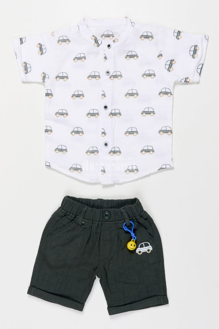 The Nesavu Boys Casual Set Boys Casual Cotton Set for Everyday Wear and Outdoor Play Nesavu Nesavu boys muslin cotton casual set digital print daily wear outdoor fun