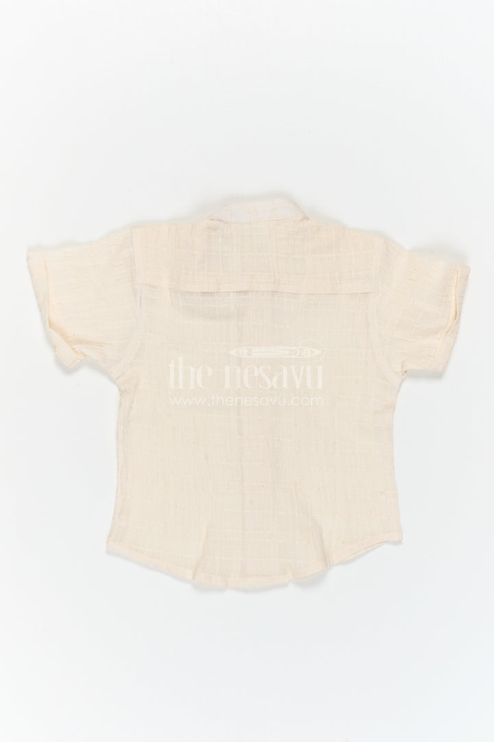 The Nesavu Boys Cotton Shirt Boys Casual Cotton Shirt for Holidays and Weekend Wear Nesavu Nesavu Boys Casual Cotton Shirt For Holidays And Comfortable Everyday Wear