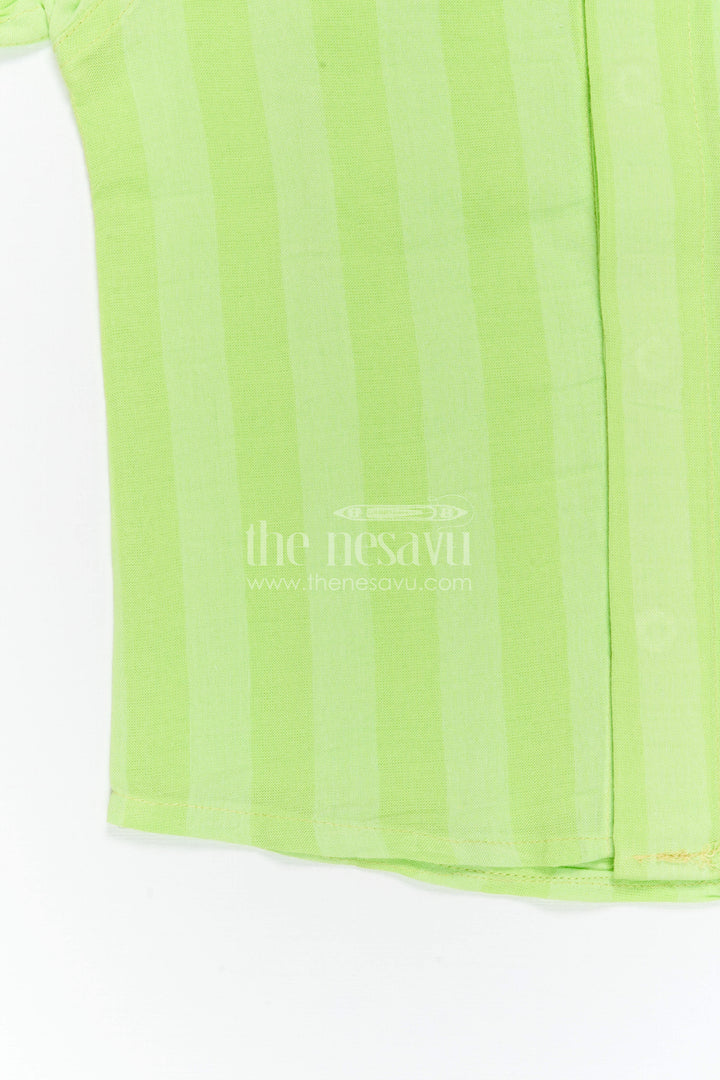 The Nesavu Boys Cotton Shirt Boys Casual Cotton Shirt for Summer Outings and Holidays Nesavu Nesavu Boys Casual Cotton Checked Shirt For Summer Outings And Holidays