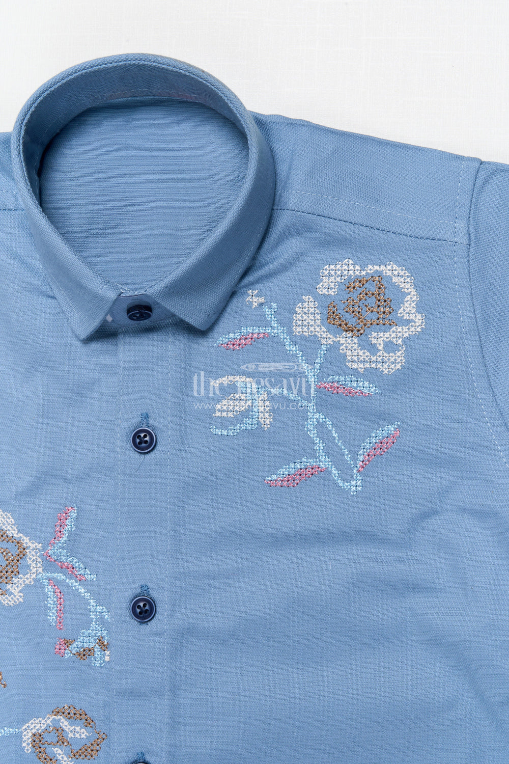 The Nesavu Boys Casual Set Boys Casual Kurta Set for Festive School Events and Gatherings Nesavu Nesavu boys cotton kurta set embroidery school ethnic day casual festivities