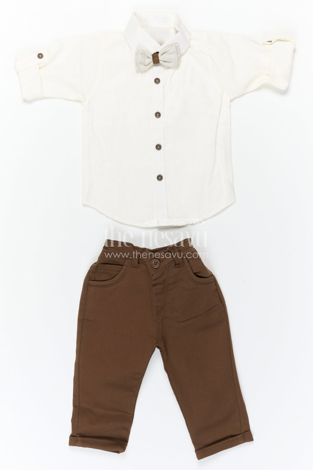 The Nesavu Boys Casual Set Boys Casual Outfit Set for Outings and Everyday Comfort Nesavu Nesavu Boys Casual Outfit Set For Everyday Outings In Soft Cotton Fabric With Comfortable Fit And Smart Styling