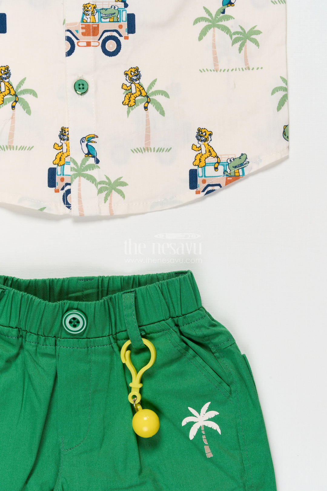 The Nesavu Boys Casual Set Boys Casual Set for Playtime and Family Outings Nesavu Nesavu boys casual set cotton digital print playtime family outings