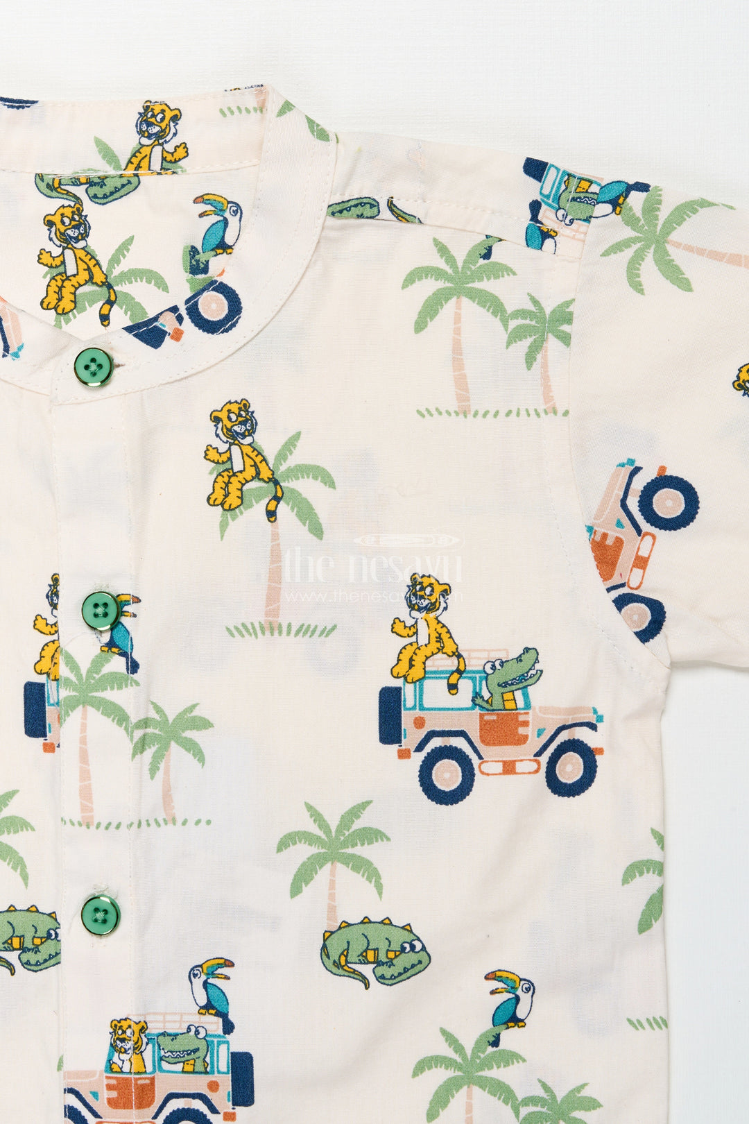 The Nesavu Boys Casual Set Boys Casual Set for Playtime and Family Outings Nesavu Nesavu boys casual set cotton digital print playtime family outings