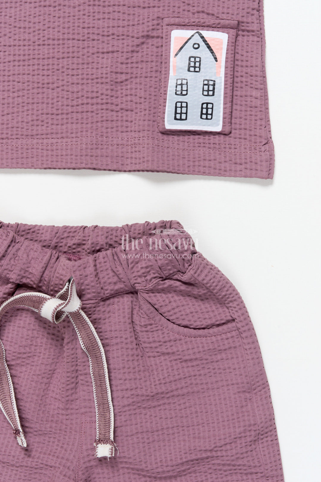 The Nesavu Boys Casual Set Boys Casual Set with Crossbody Bag for Playdates and Travel Days Nesavu Nesavu boys casual set shorts sling bag playdates summer travel days