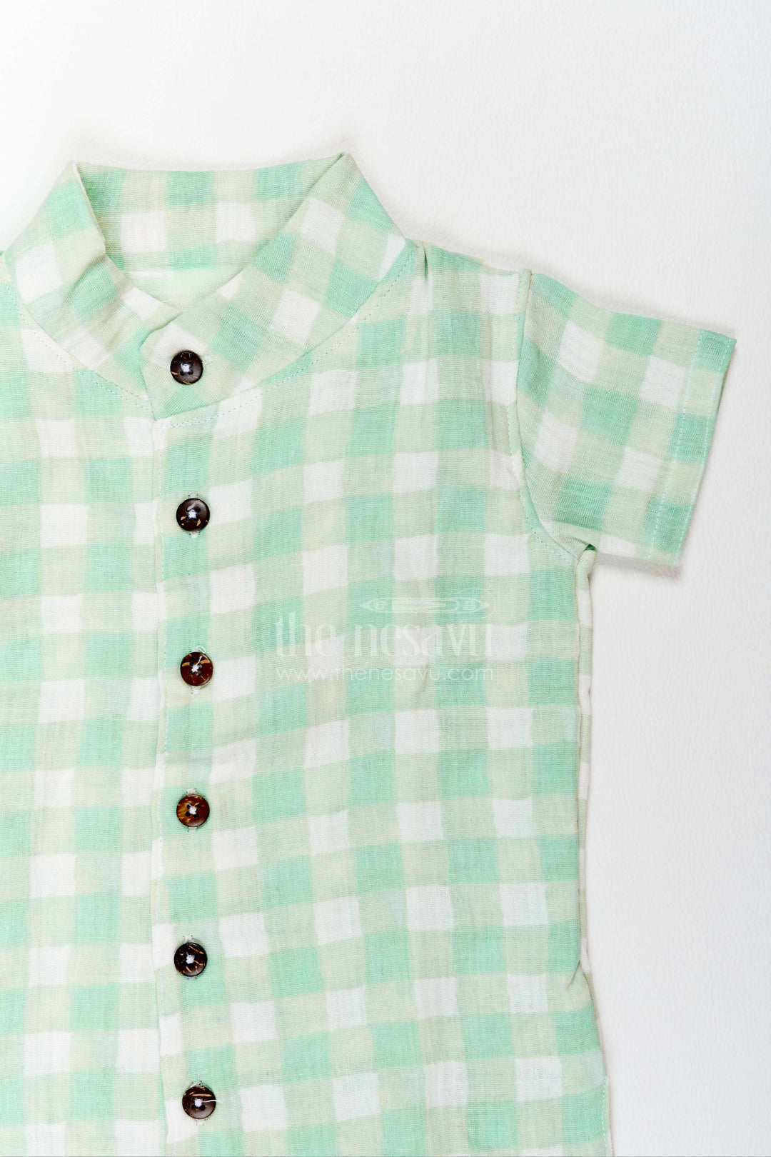 The Nesavu Boys Casual Set Boys Checked Casual Co Ord Set for Holidays and Weekend Outings Nesavu Nesavu Boys Checked Casual Co Ord Set For Holidays Weekend Outings Playdates And Relaxed Summer Days