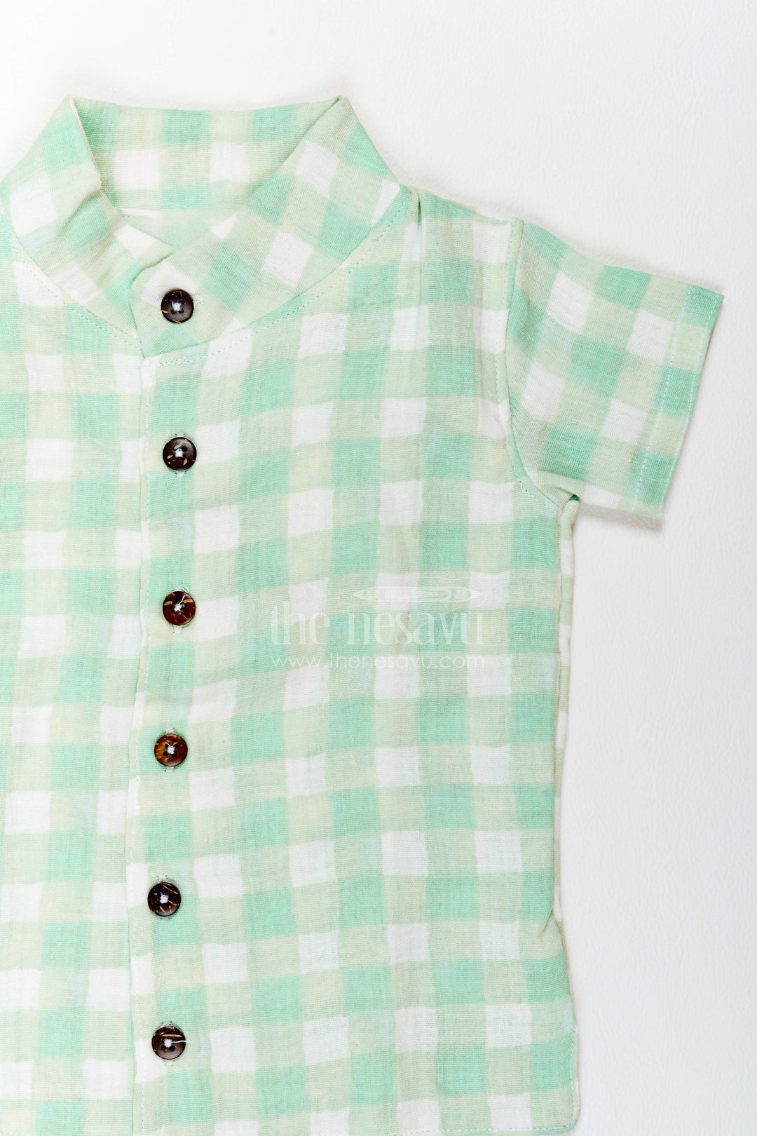 The Nesavu Boys Casual Set Boys Checked Casual Co Ord Set for Holidays and Weekend Outings Nesavu Nesavu Boys Checked Casual Co Ord Set For Holidays Weekend Outings Playdates And Relaxed Summer Days