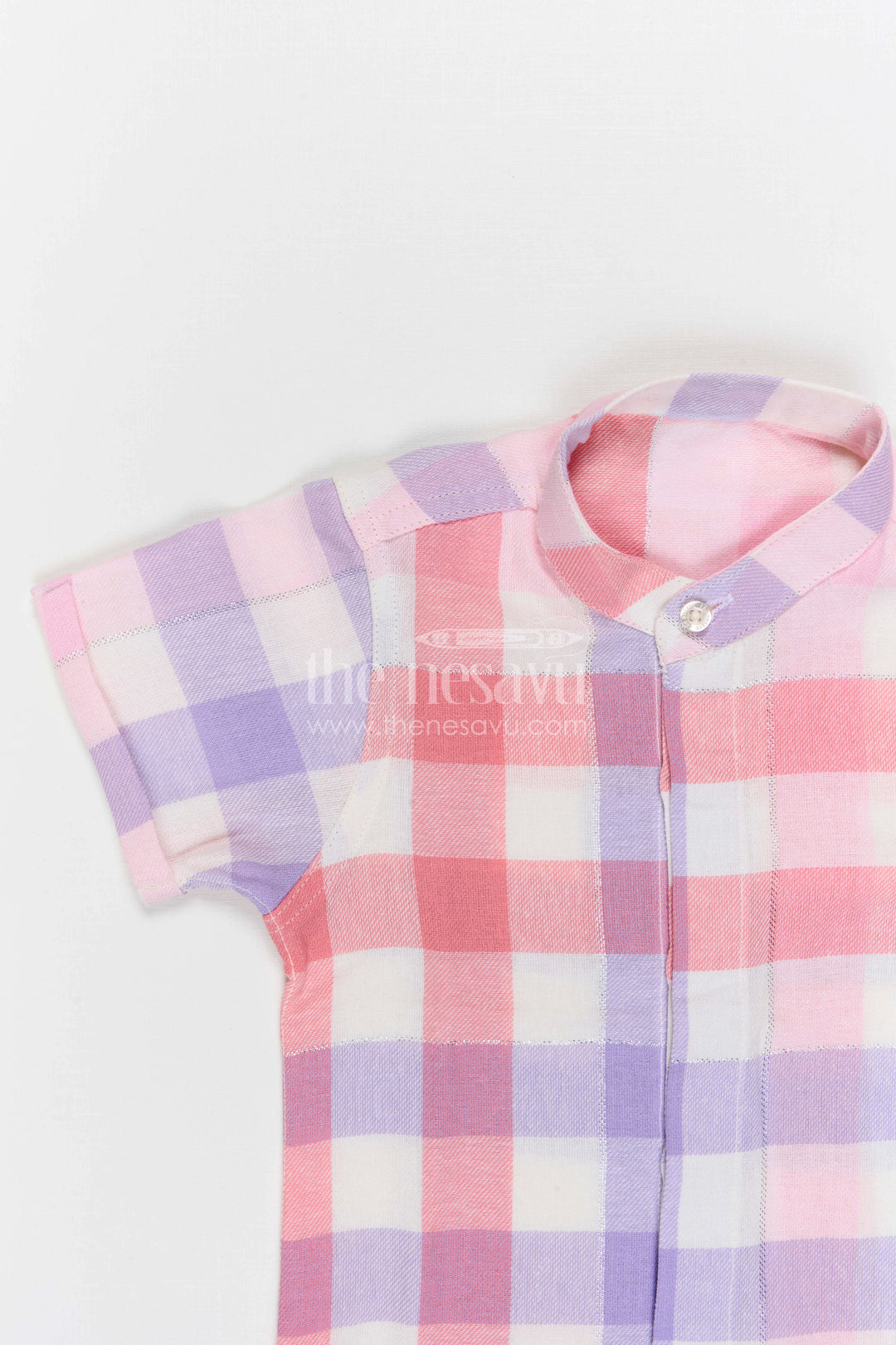 The Nesavu Boys Cotton Shirt Boys Checked Cotton Shirt for Family Outings and Casual Wear Nesavu Nesavu Boys Checked Cotton Shirt For Casual Outings And Everyday Comfort