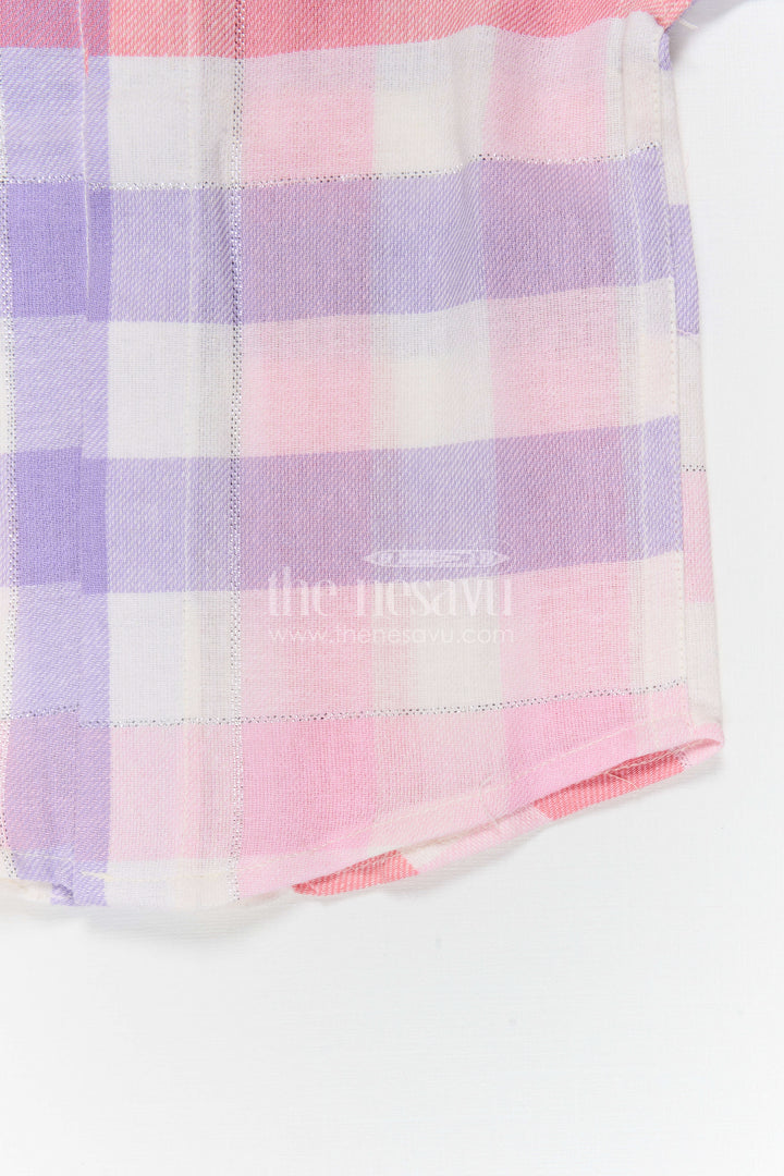 The Nesavu Boys Cotton Shirt Boys Checked Cotton Shirt for Family Outings and Casual Wear Nesavu Nesavu Boys Checked Cotton Shirt For Casual Outings And Everyday Comfort