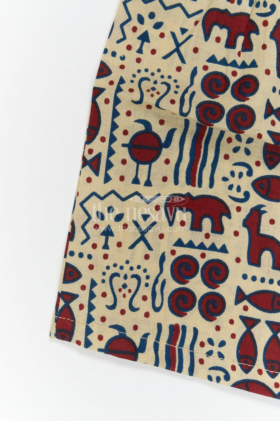 The Nesavu Boys Casual Set Boys Co Ord Set Dress for Summer Outings and Casual Wear Nesavu Nesavu Boys Cotton Co Ord Set For Summer Outings With Digital Print Shirt And Shorts Casual Wear