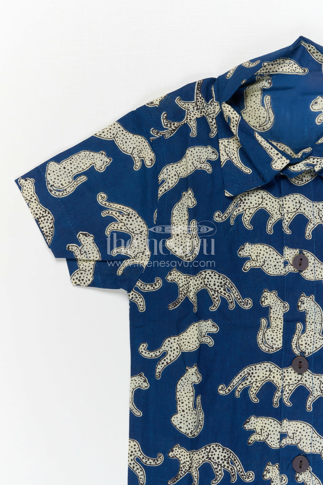 The Nesavu Boys Casual Set Boys Co Ord Set for Travel and Summer Vacation Wear Nesavu Nesavu Boys Cotton Co Ord Set For Travel And Vacation With Digital Print Shirt And Shorts Outfit