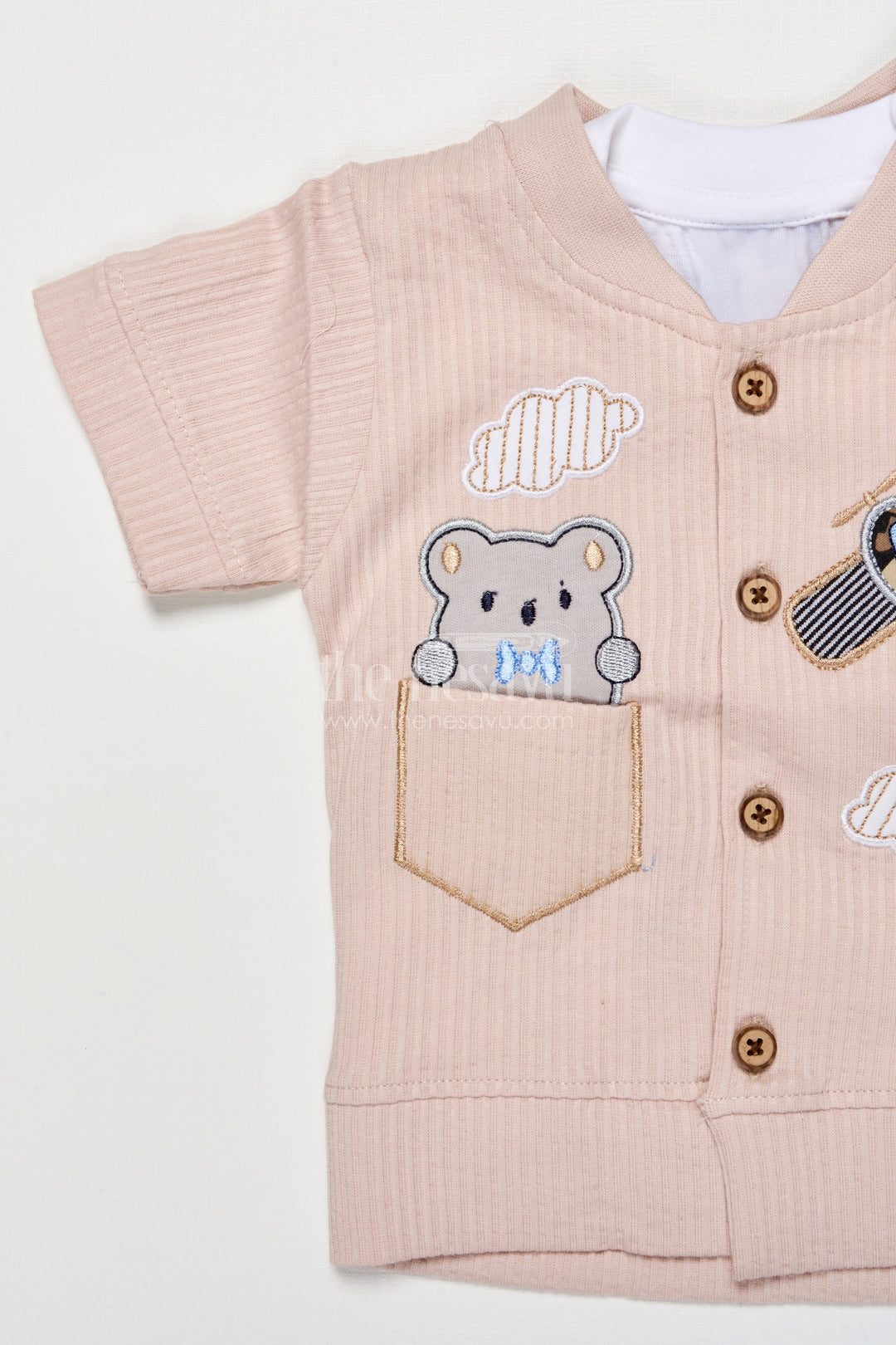 The Nesavu Boys Casual Set Boys Cotton Casual Set for Daily Play and Relaxed Dressing Nesavu Nesavu boys cotton casual outfit shirt pants daily wear relaxed play