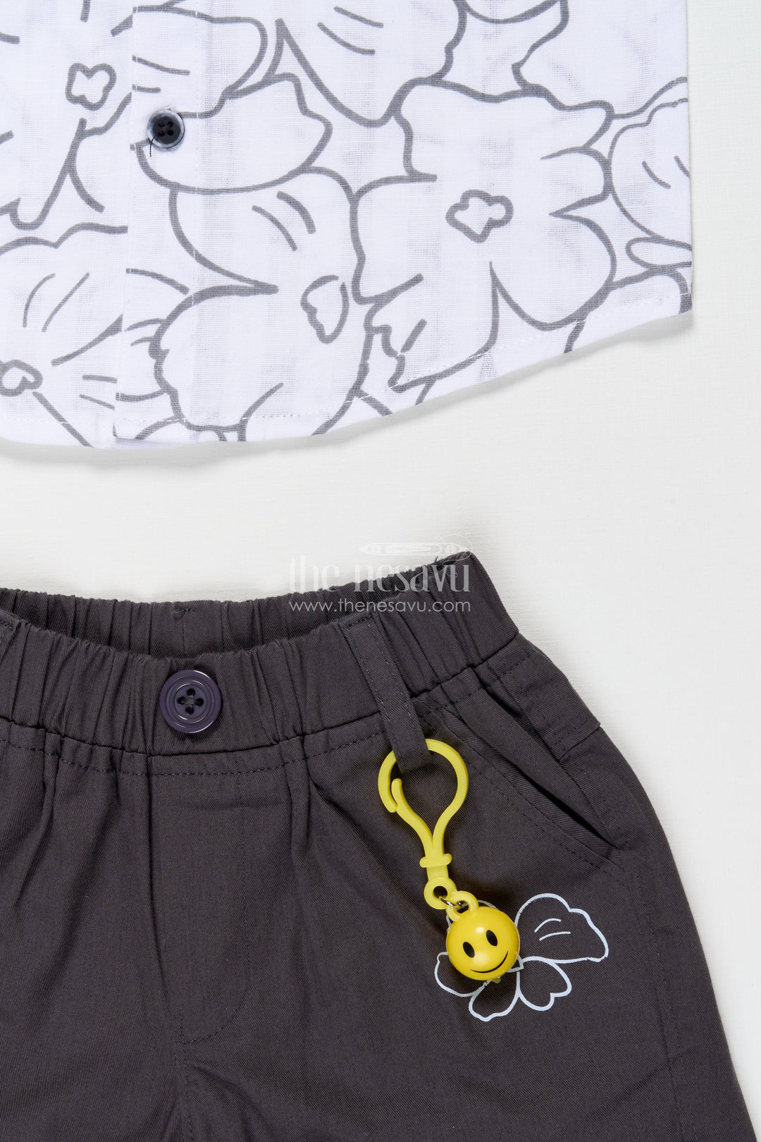 The Nesavu Boys Casual Set Boys Cotton Casual Set for Daily Wear and Playtime Nesavu Nesavu boys cotton casual set digital print school playtime everyday wear