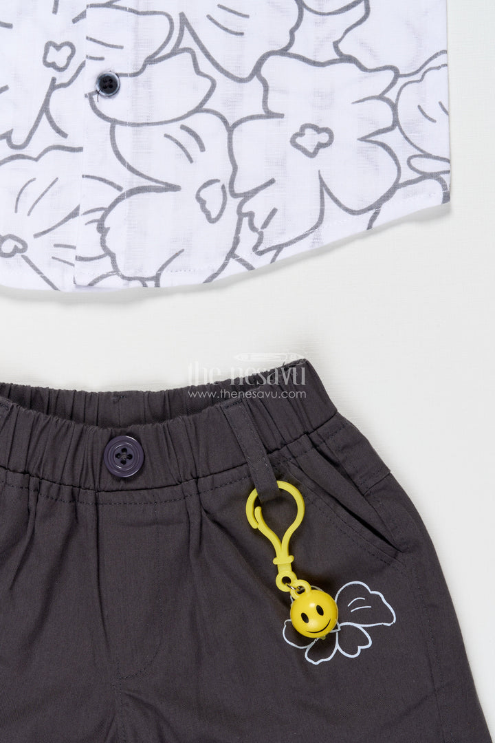 The Nesavu Boys Casual Set Boys Cotton Casual Set for Daily Wear and Playtime Nesavu Nesavu boys cotton casual set digital print school playtime everyday wear