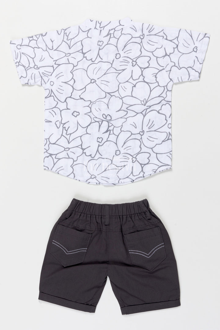 The Nesavu Boys Casual Set Boys Cotton Casual Set for Daily Wear and Playtime Nesavu Nesavu boys cotton casual set digital print school playtime everyday wear