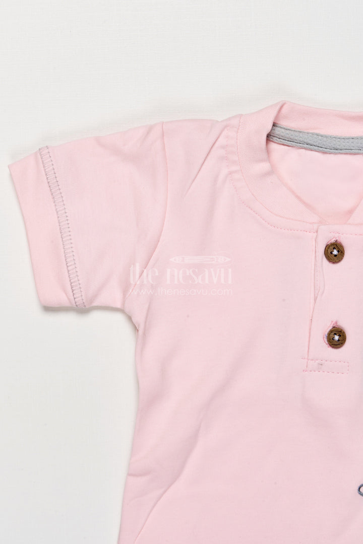 The Nesavu Boys Casual Set Boys Cotton Casual Set with Embroidery for Summer Outings and Play Nesavu Nesavu boys cotton casual set embroidery summer playdates everyday comfort