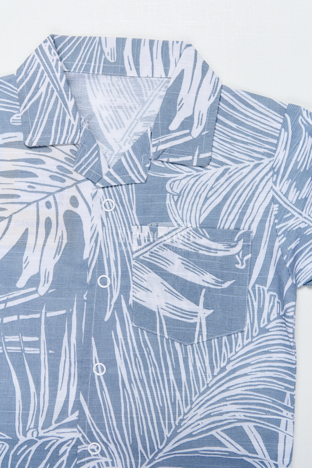 The Nesavu Boys Casual Set Boys Cotton Casual Shirt and Shorts Set for Summer Outings Nesavu Nesavu boys cotton shirt shorts set digital print  perfect casual summer days play