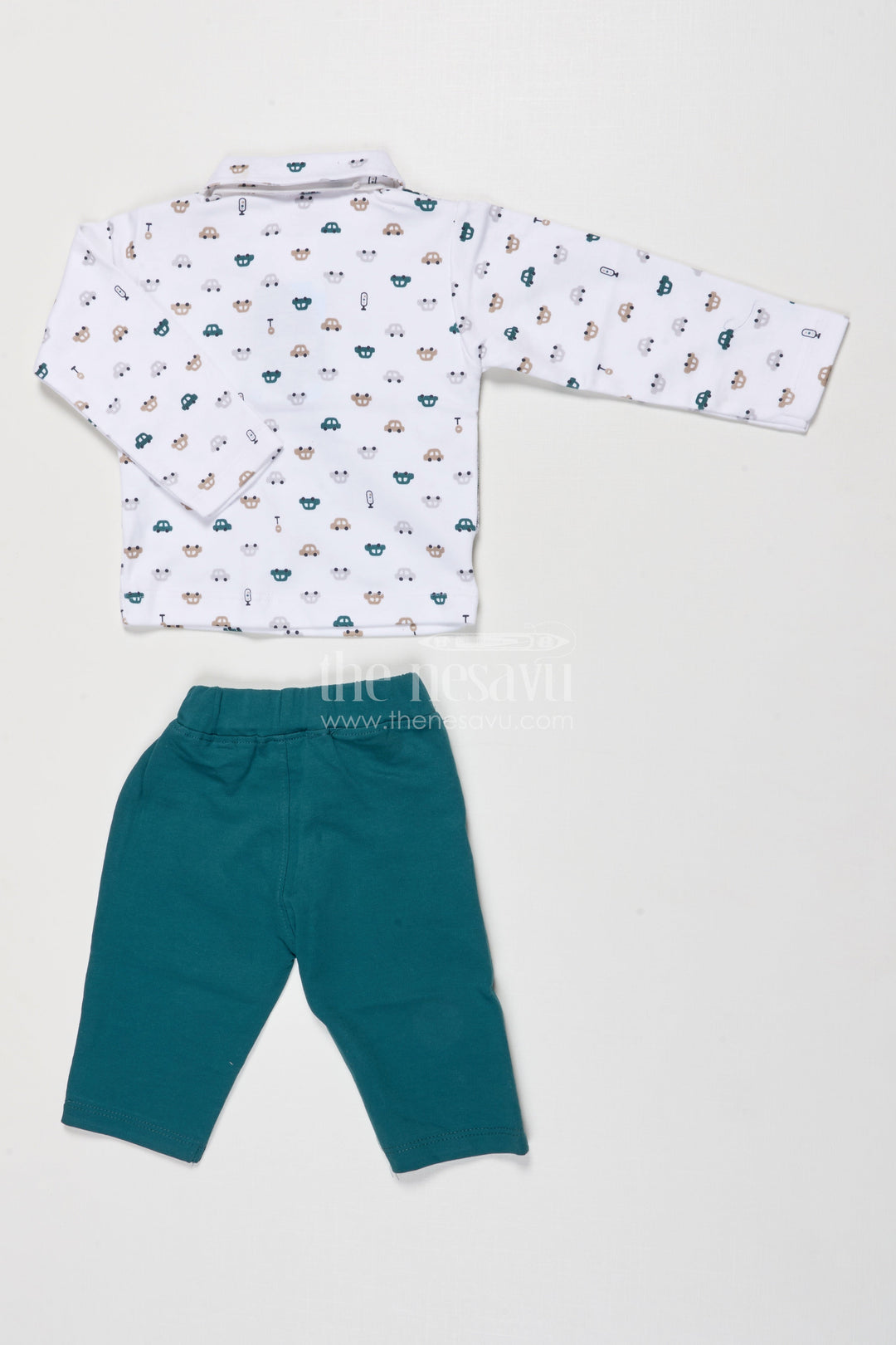 The Nesavu Boys Casual Set Boys Cotton Casual Wear Set for Travel Days and Play Nesavu Nesavu boys cotton casual wear set digital print weekend play travel days