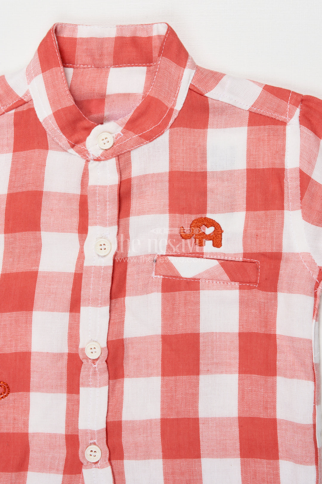 The Nesavu Boys Casual Set Boys Cotton Co-ord Set for Park Days and Casual Outings Nesavu Nesavu boys cotton check shirt shorts set park outings family casuals