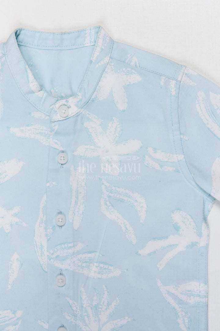 The Nesavu Boys Casual Set Boys Cotton Co Ord Set for Summer Outings and Playtime Nesavu Nesavu Boys Cotton Co Ord Set With Digital Print For Summer Outings Holidays And Casual Wear