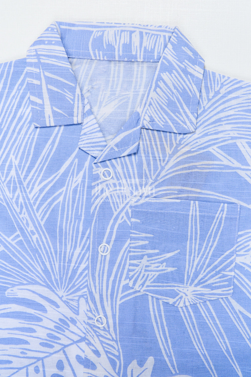 The Nesavu Boys Casual Set Boys Cotton Co-Ord Set with Leaf Print for Summer Play and Holidays Nesavu Nesavu boys cotton co-ord set tropical print  perfect summer outings holidays