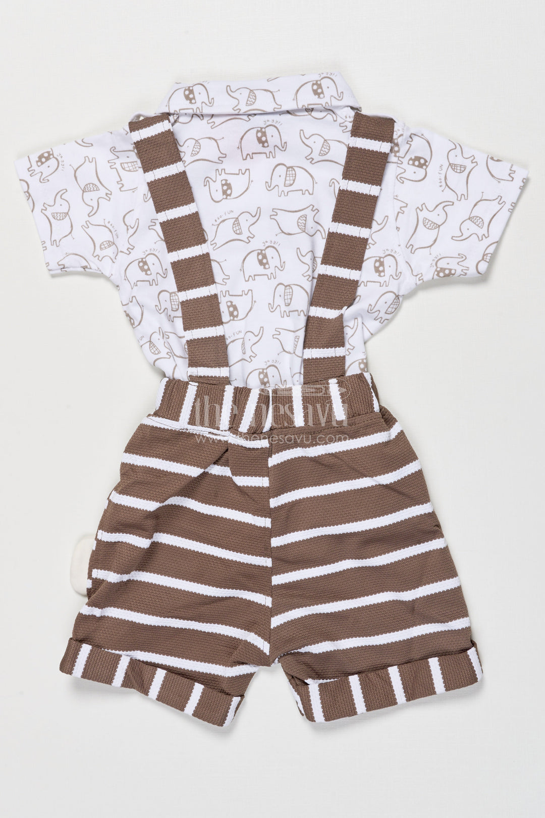 The Nesavu Boys Casual Set Boys Cotton Co-ord Set with Printed Top and Pants for Playful Days Nesavu Nesavu boys printed cotton top pant co-ord set casual wear everyday fun