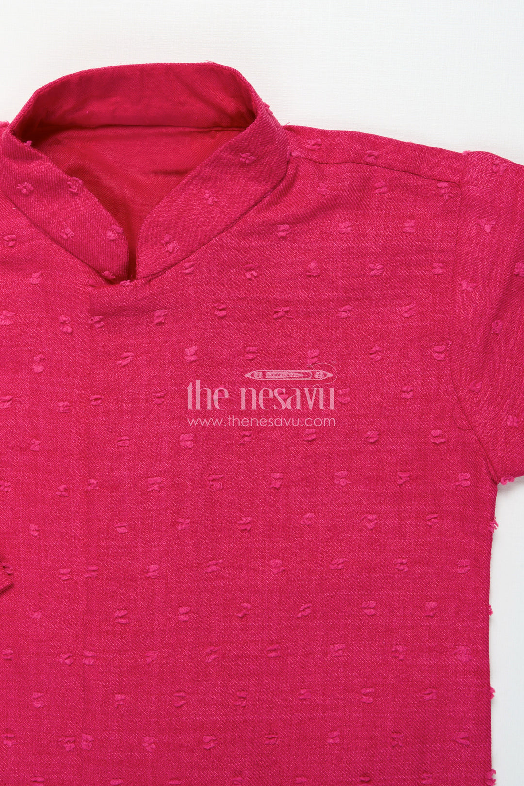 The Nesavu Boys Dothi Set Boys Cotton Dhoti Kurta Set for Temple Visits and Festive Rituals Nesavu Nesavu boys cotton dhoti kurta set traditional ceremonies cultural celebrations