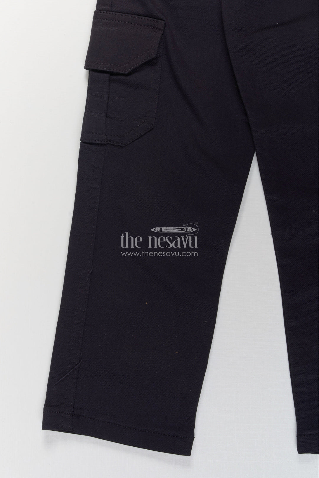 The Nesavu Boys Casual Set Boys Cotton Kurta Set for Ethnic Day and Festive Celebrations Nesavu Nesavu boys ethnic cotton kurta set thread embroidery festive school wear