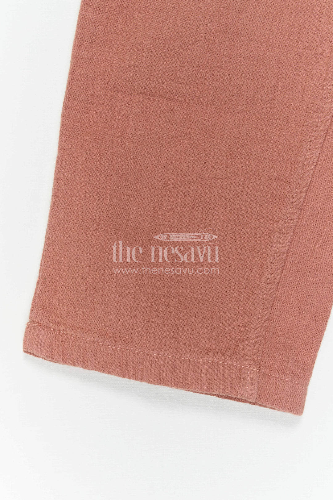 The Nesavu Boys Pant Boys Cotton Pants for Casual Wear and Everyday Comfort Nesavu Nesavu Boys Muslin Cotton Pants For Casual Wear Breathable Comfortable Everyday Outfit For Kids