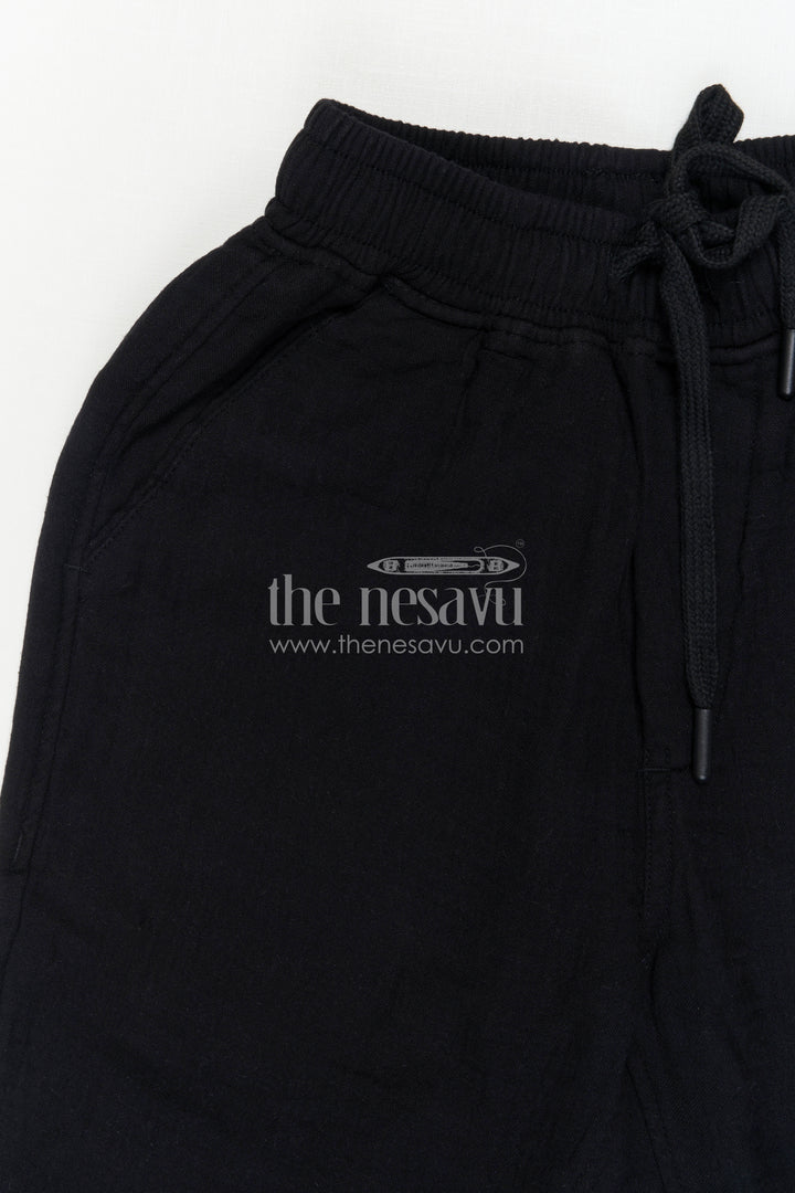The Nesavu Boys Pant Boys Cotton Pants for Daily Wear and Casual Outings Nesavu Nesavu Boys Muslin Cotton Pants For Daily Wear Comfortable Breathable Casual Outfit For Kids