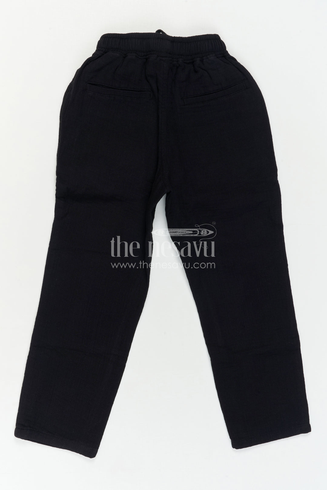 The Nesavu Boys Pant Boys Cotton Pants for Daily Wear and Casual Outings Nesavu Nesavu Boys Muslin Cotton Pants For Daily Wear Comfortable Breathable Casual Outfit For Kids