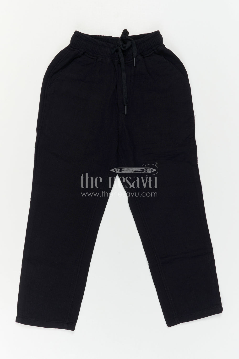 The Nesavu Boys Pant Boys Cotton Pants for Daily Wear and Casual Outings Nesavu Nesavu Boys Muslin Cotton Pants For Daily Wear Comfortable Breathable Casual Outfit For Kids