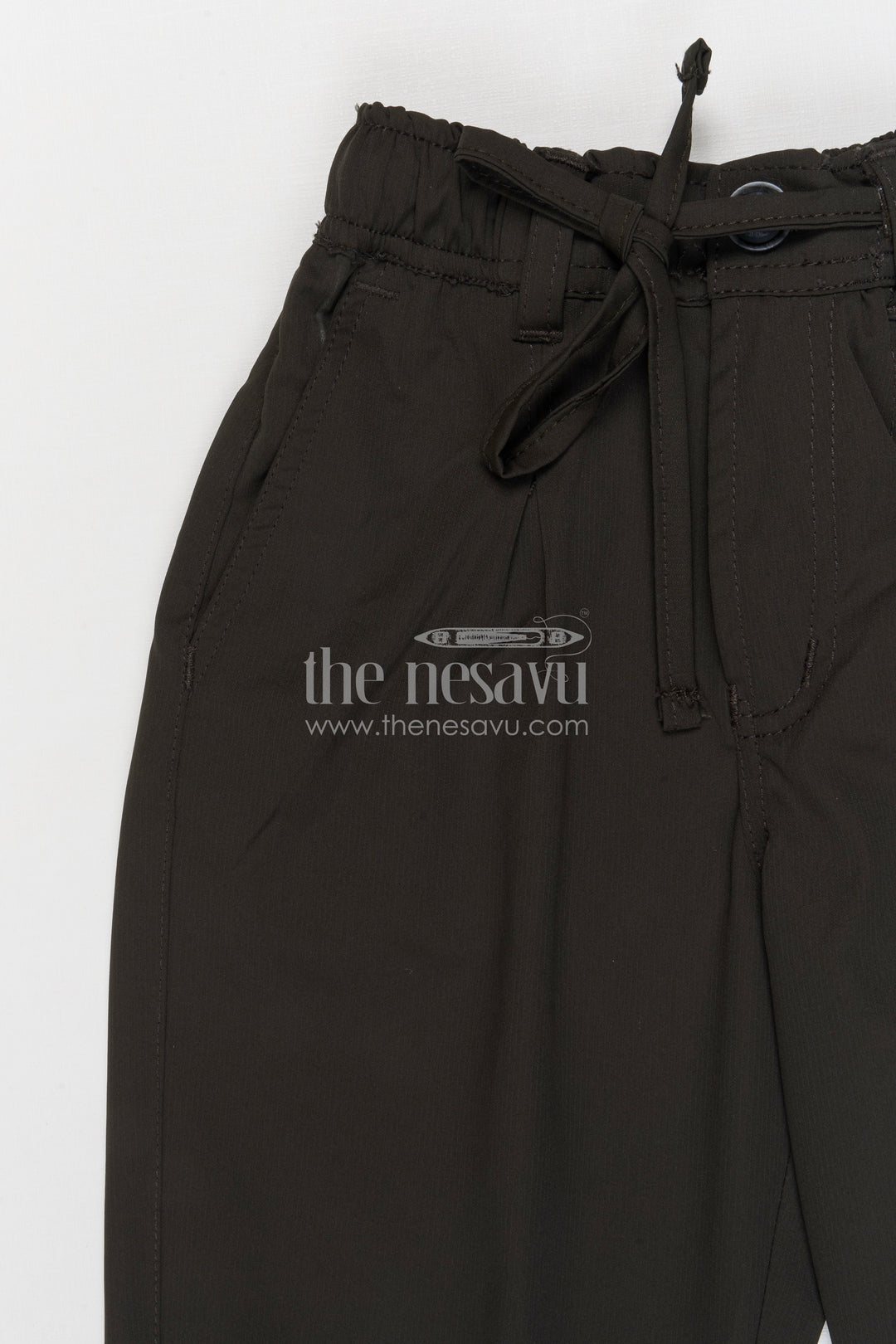 The Nesavu Boys Pant Boys Cotton Pants for School and Everyday Casual Wear Nesavu Nesavu boys cotton twill pants for school and everyday casual wear for kids