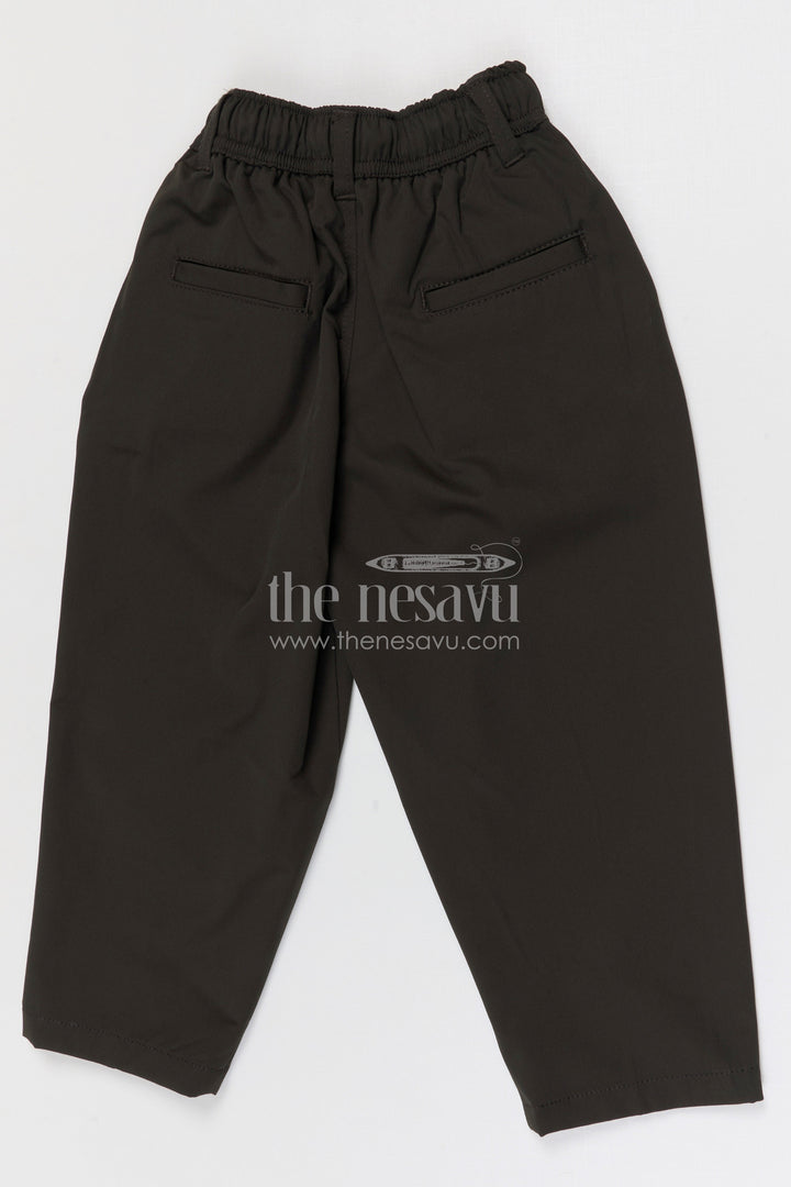 The Nesavu Boys Pant Boys Cotton Pants for School and Everyday Casual Wear Nesavu Nesavu boys cotton twill pants for school and everyday casual wear for kids