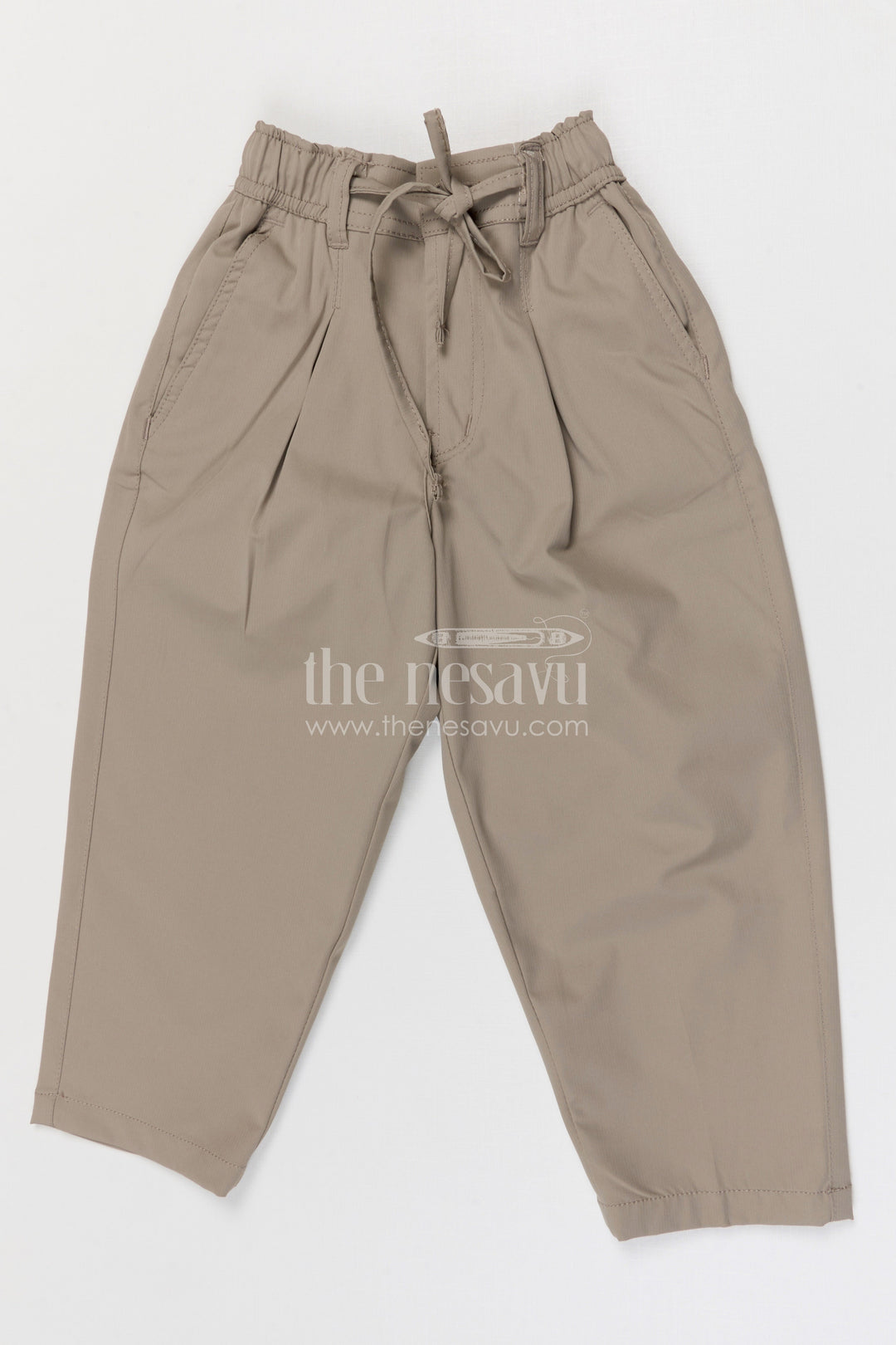 The Nesavu Boys Pant Boys Cotton Pants for School Uniforms and Everyday Wear Nesavu Nesavu boys cotton twill pants comfortable school uniform and casual kids wear